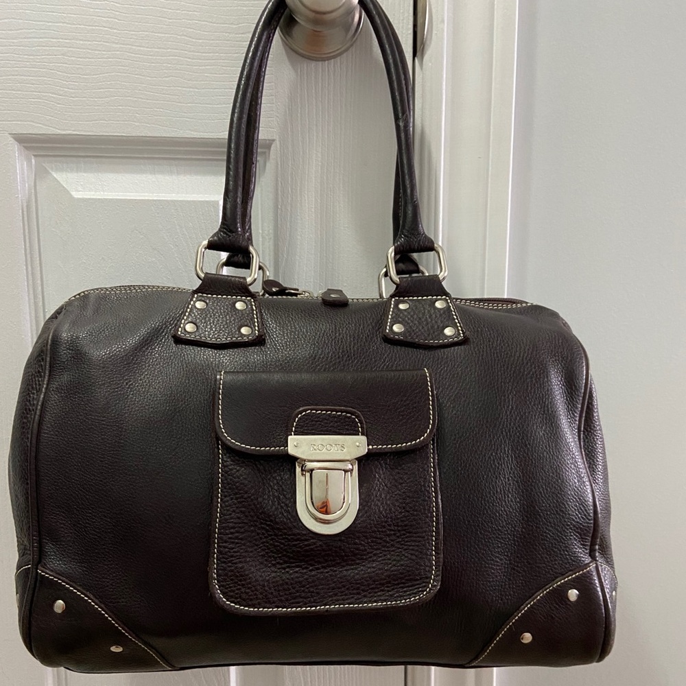 ❤️Roots Chocolate Brown - Leather Bag